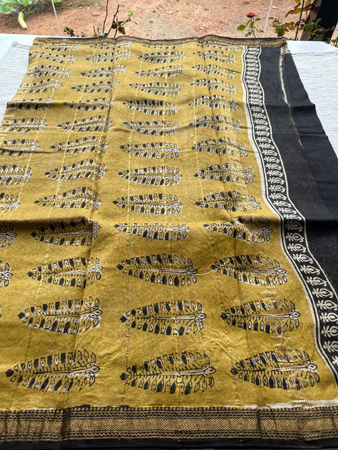 Maheswari border chanderi saree