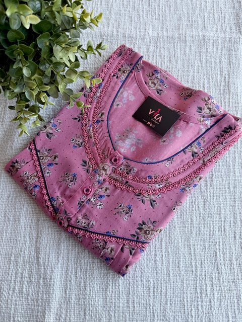 L size Printed Alpine nighty