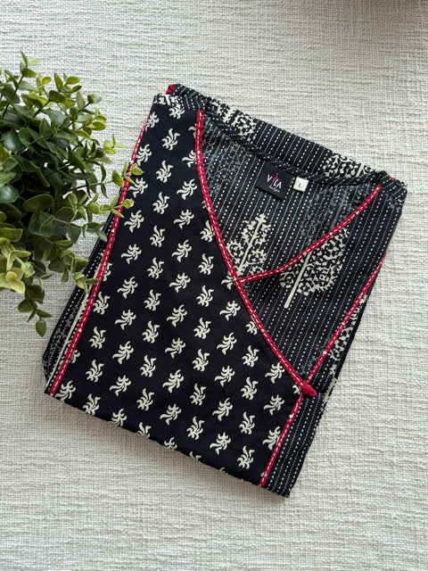 Printed cotton nighty