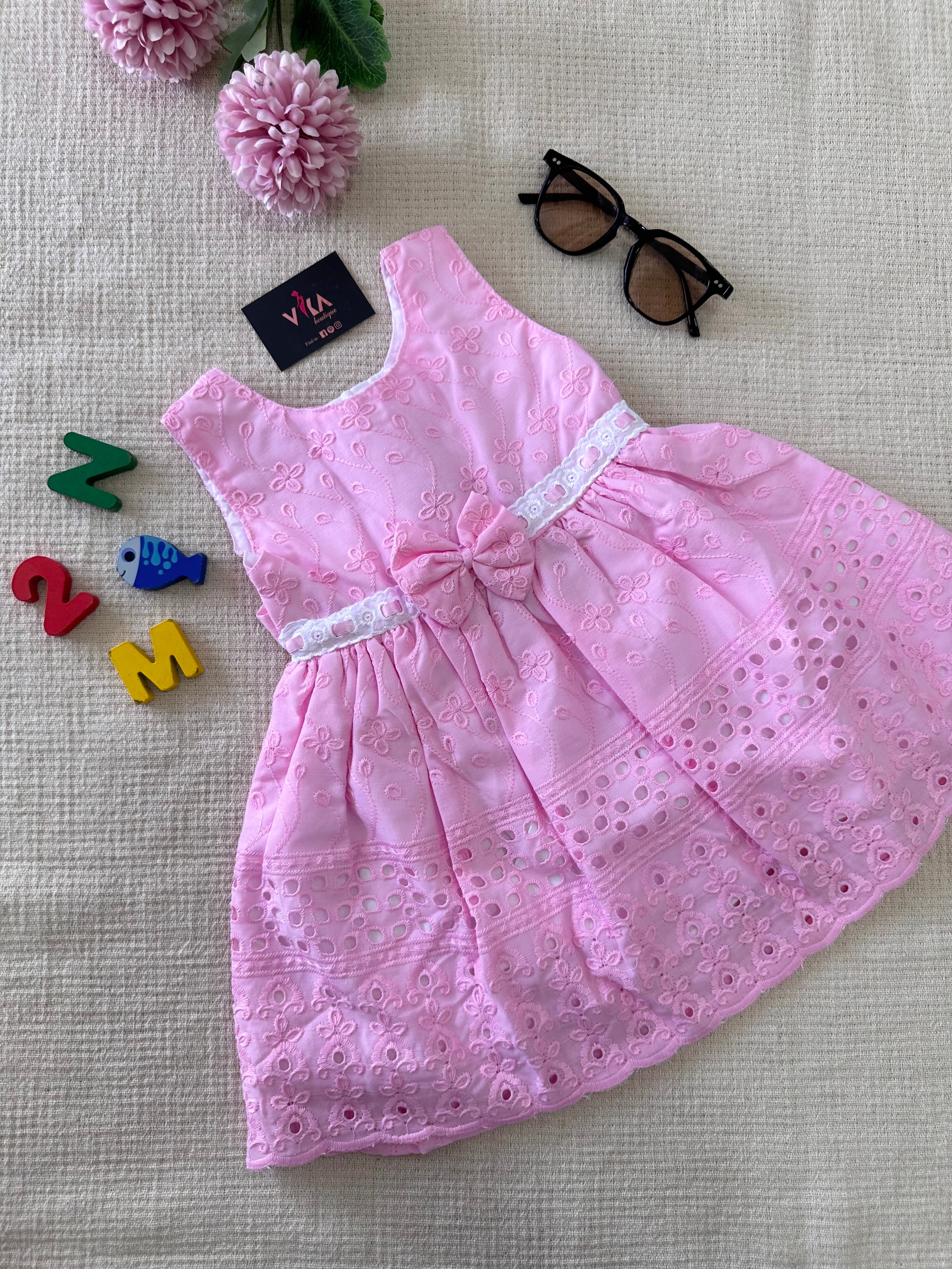 Baby Frock Age 1-3 Pink – VIKA Boutique - Main Image