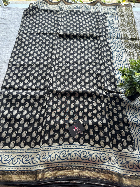 Maheswari border chanderi saree