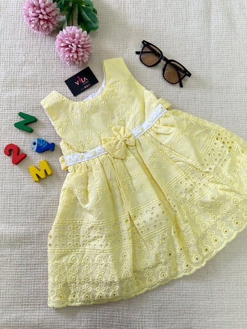 Baby Frock Age 1-3 - Yellow