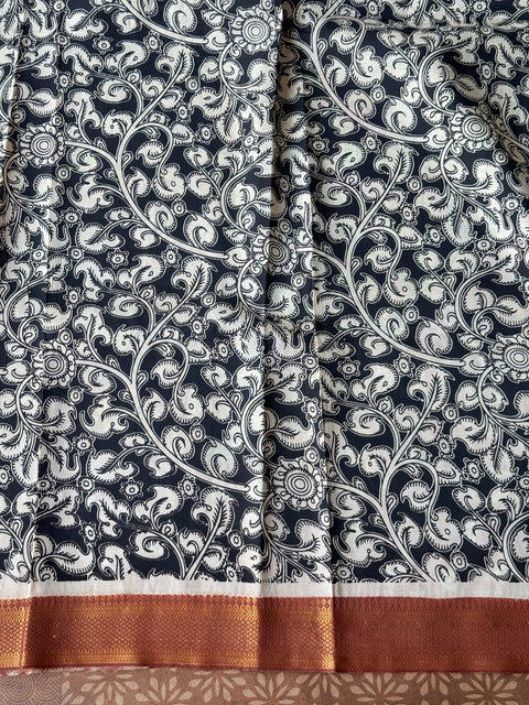 Kalamkari chennuri silk Saree