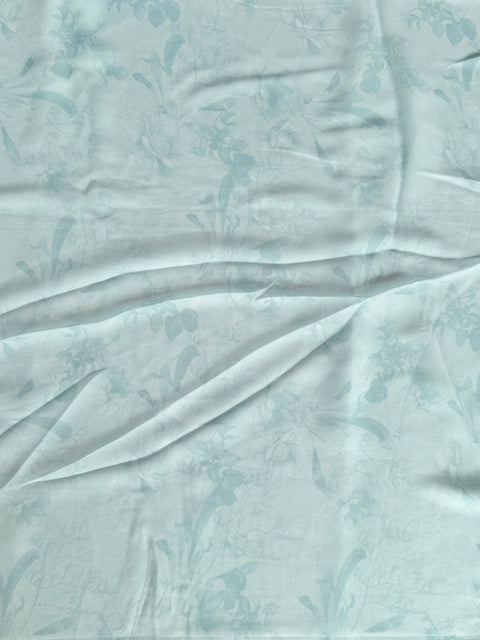 Floral printed georgette saree