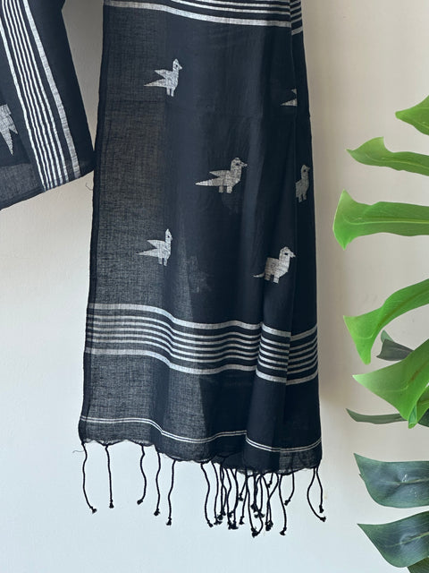Jamdani Handloom Cotton dupatta