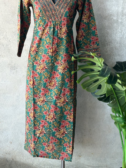 Size 38 - Printed cotton kurti