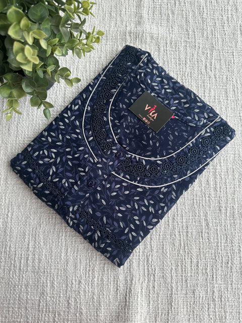 L and XL size printed alpine nighty