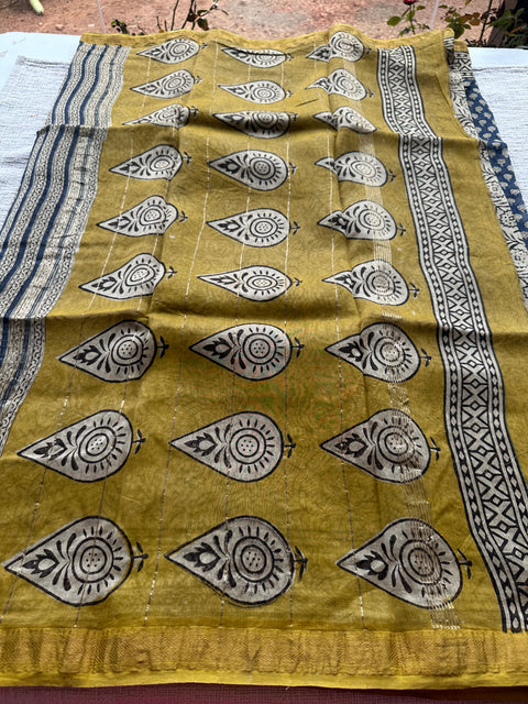 Maheswari border chanderi saree