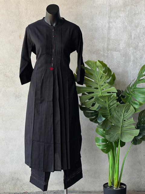 Black cotton Ready kurta pant