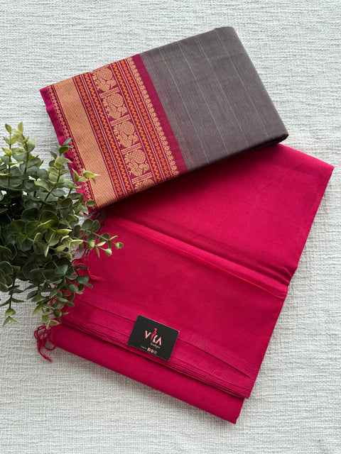 Mangalgiri Cotton Saree with blouse