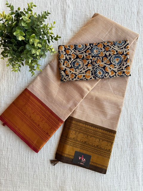 Handloom Chettinad cotton saree