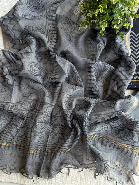 Printed soft cotton suit material