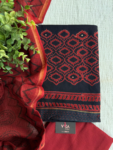Printed soft cotton suit material