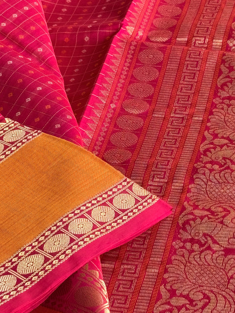 Pure handloom Silk cotton saree