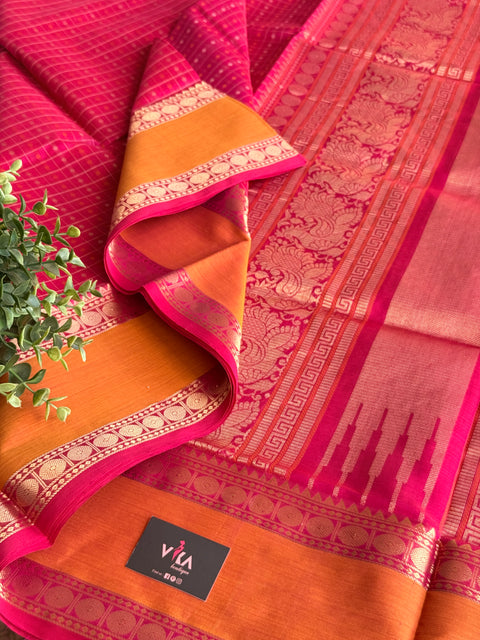 Pure handloom Silk cotton saree