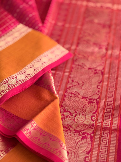 Pure handloom Silk cotton saree