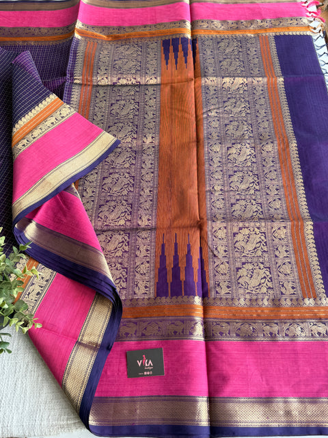 Pure handloom Silk cotton saree