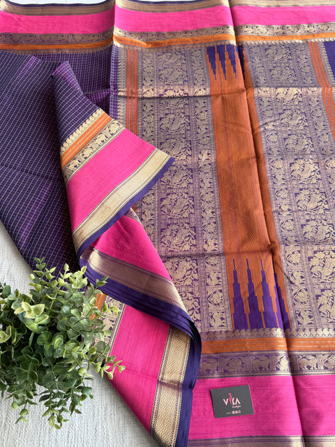 Pure handloom Silk cotton saree