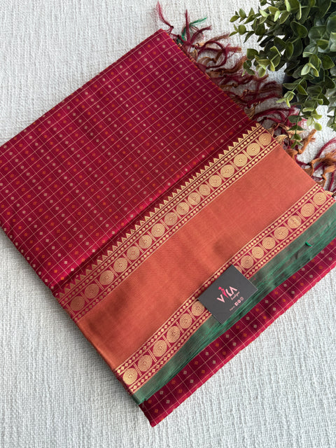 Pure handloom Silk cotton saree