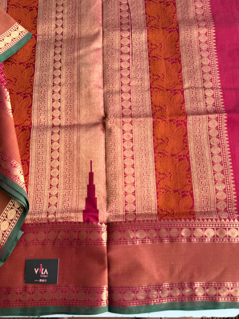 Pure handloom Silk cotton saree