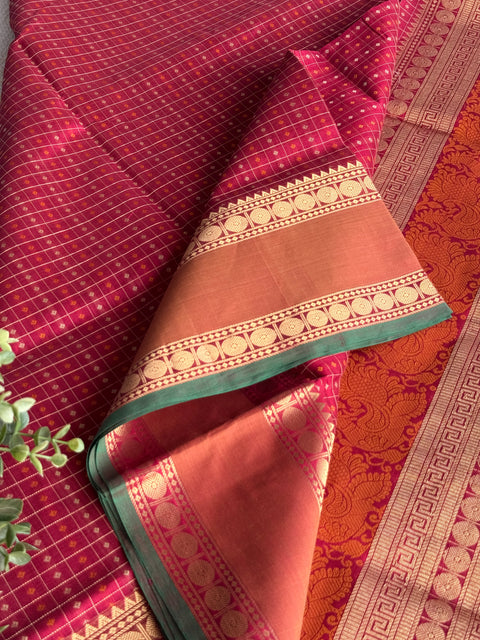 Pure handloom Silk cotton saree