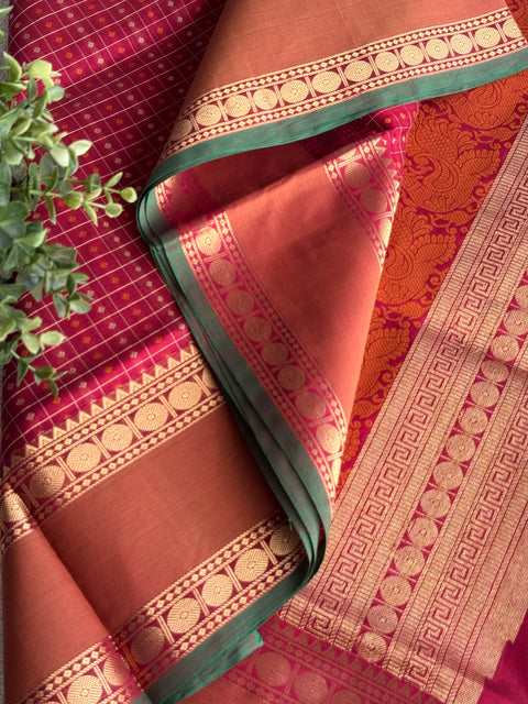 Pure handloom Silk cotton saree