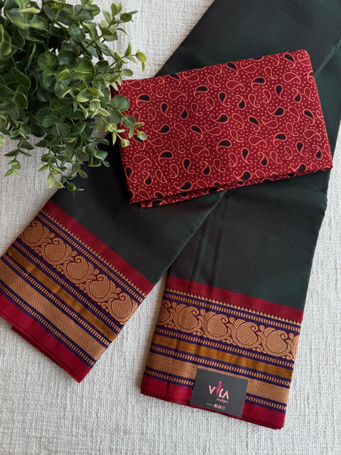 Handloom chettinad cotton saree