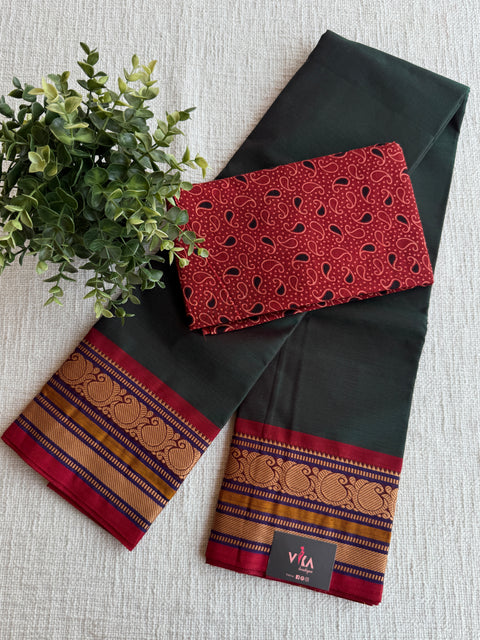 Handloom chettinad cotton saree