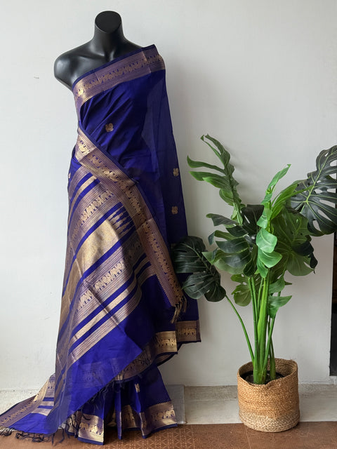 Pure handloom Silk cotton saree
