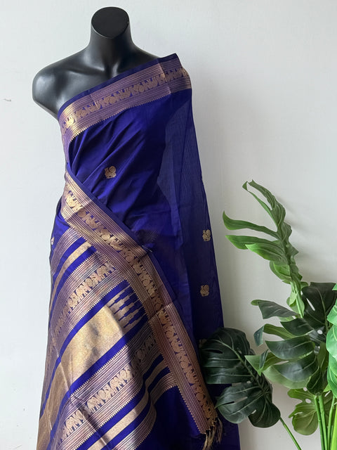 Pure handloom Silk cotton saree
