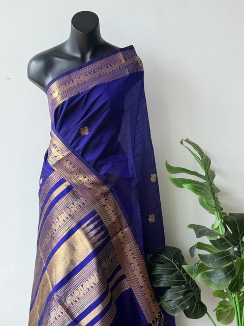 Pure handloom Silk cotton saree