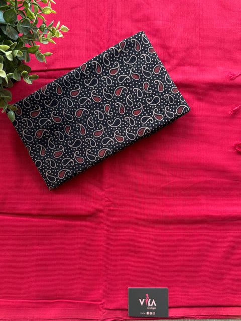 Mangalgiri Cotton Saree with blouse