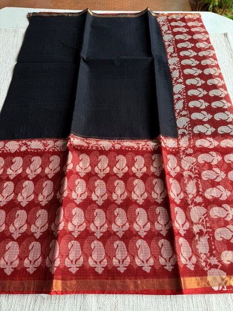 Printed kota cotton saree