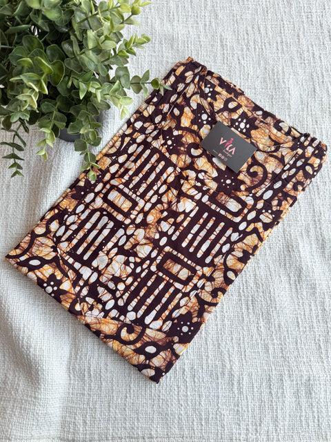 L size printed Batik cotton Nighty