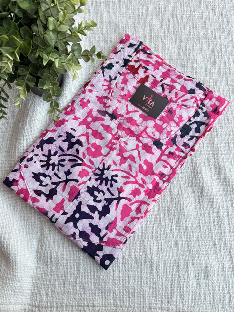 L size printed Batik cotton Nighty