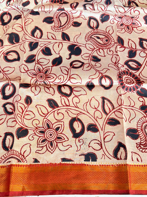 Kalamkari chennuri silk SareE
