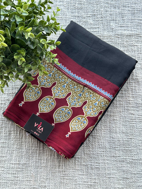 Dailywear printed crepe saree