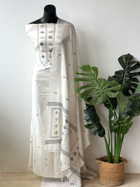 Jamdani top and dupatta