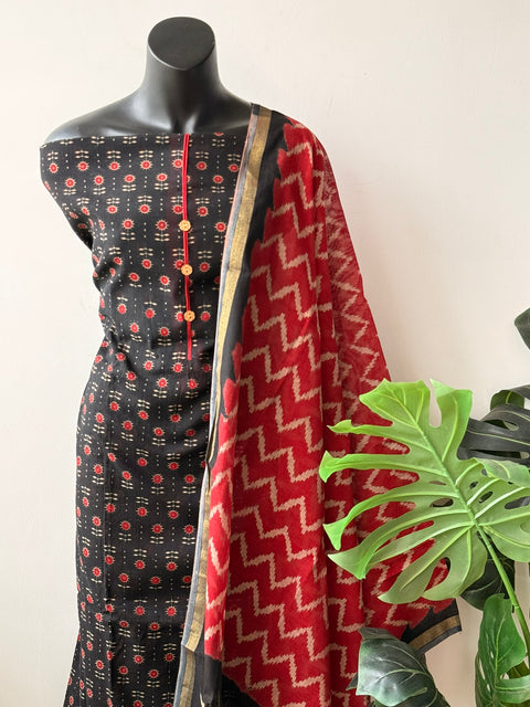 Chanderi cotton salwar material