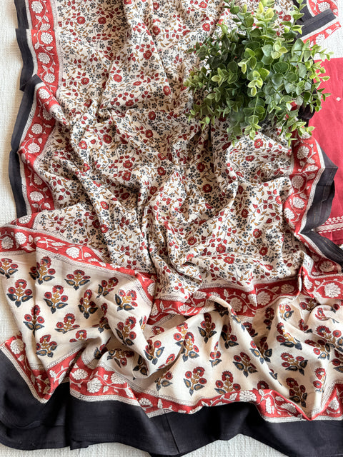 Red cotton salwar suit set