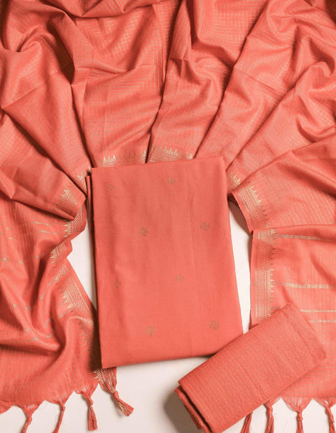 Handloom cotton salwar suit material