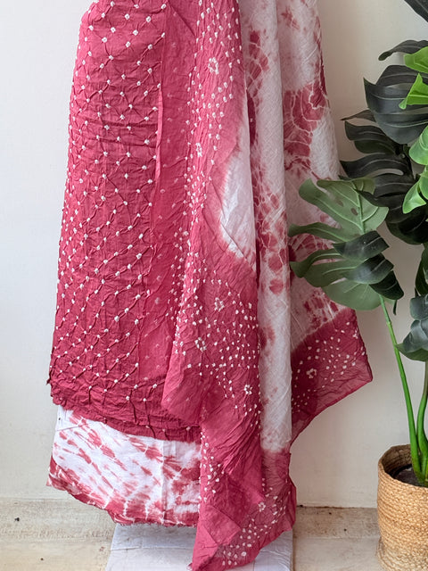 Bandhej cotton salwar material