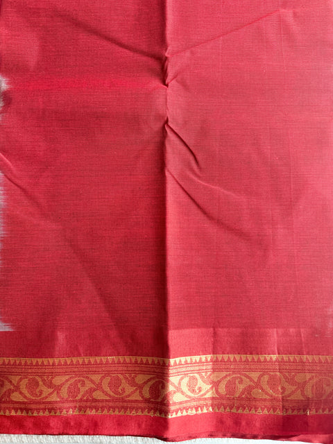 Weaving border poly cotton saree