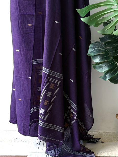 Jamdhani top and dupatta