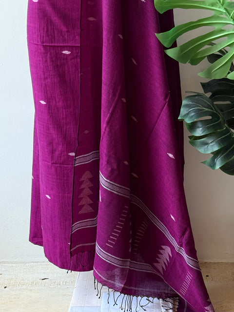 Jamdhani top and dupatta