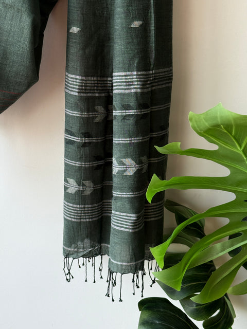 Jamdani Handloom Cotton dupatta