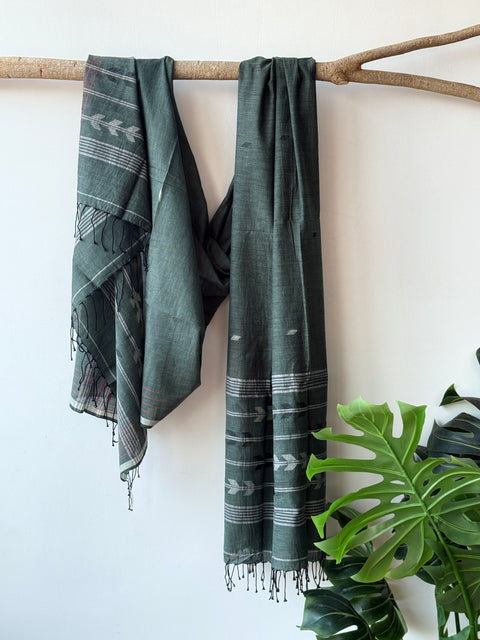 Jamdani Handloom Cotton dupatta
