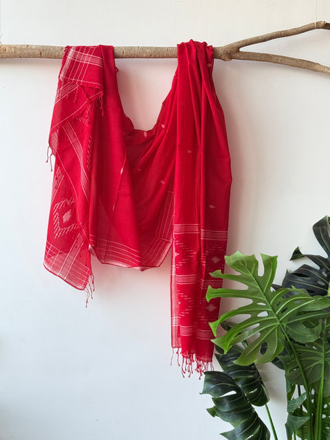 Jamdani Handloom Cotton dupatta