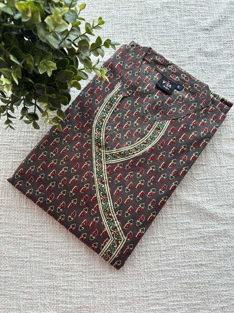 XL size Mirror work printed cotton Nighty