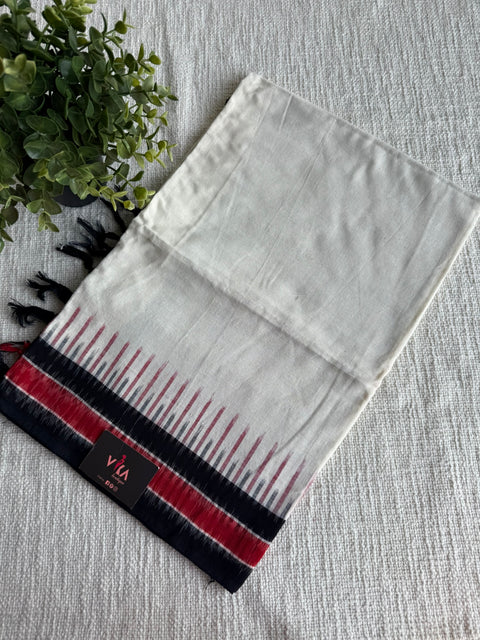 Ikat cotton dupatta